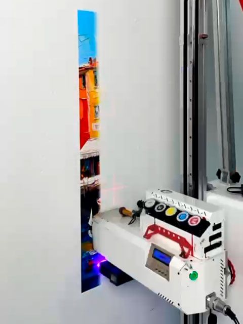 Wall printing preview